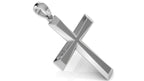 Bar Style Cross Pendant | 999 Fine Silver 30mm | Handmade USA