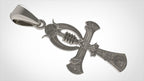 Egyptian Ankh Pendant | 999 Fine Silver 26mm | Handmade USA