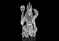 Anubis Pendant | 999 Fine Silver 80mm | Handmade USA