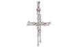 Art Deco Cross Pendant | 999 Fine Silver