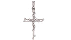 Art Deco Cross Pendant | 999 Fine Silver