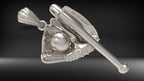 Baseball Glove, Ball & Bat Pendant | 999 Fine Silver | Handmade USA