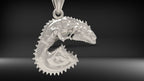 Chameleon Pendant | 999 Fine Silver 24mm | Handmade USA