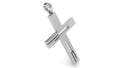 Modern Cross Pendant, 30 × 21 mm | 999 Fine Silver