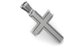 Modern Cross Pendant | 999 Fine Silver