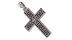 Modern Crusader Cross Pendant | 999 Fine Silver 30mm | Handmade USA