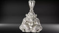 Gorilla Pendant | 999 Fine Silver 17.5mm | Handmade USA