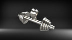 Dumbbell Pendant | 999 Fine Silver 29mm | Handmade USA