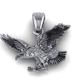 Eagle Pendant | 999 Fine Silver 29mm | Handmade USA