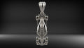 Formula 1 Race Car Pendant | 999 Fine Silver 27mm | Handmade USA