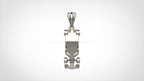 Formula 1 Race Car Pendant | 999 Fine Silver 27mm | Handmade USA