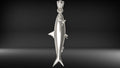 Sardine Fish Pendant | 999 Fine Silver 35mm | Handmade USA