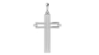 Geometric Cross Pendant | 999 Fine Silver