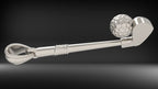 Golf Club & Ball Pendant | 999 Fine Silver 30mm | Handmade USA