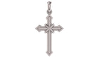 Gothic Cross Pendant | 999 Fine Silver