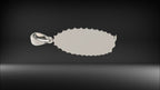 Our Lady of Guadalupe Pendant | 999 Fine Silver 32mm | Handmade USA