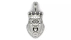 King Kong Gorilla Pendant | 999 Fine Silver 20mm | Handmade USA