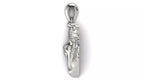 King Kong Gorilla Pendant | 999 Fine Silver 20mm | Handmade USA