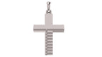 Horizontal-Line Cross Pendant | 999 Fine Silver