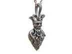 Undead Pirate Skull Pendant | 999 Fine Silver 54mm | Handmade USA