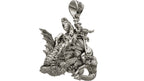 Saint George Dragon Slayer Pendant | 999 Fine Silver 35mm | Handmade USA