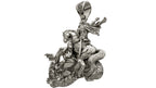 Saint George Dragon Slayer Pendant | 999 Fine Silver 35mm | Handmade USA
