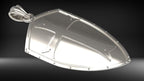 Crusader Shield Pendant | 999 Fine Silver 35mm | Handmade USA