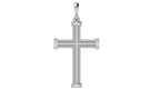 Modern Cross Pendant | 999 Fine Silver 30mm & 48mm | Handmade USA