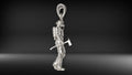 Firefighter with Axe Pendant | 999 Fine Silver 39mm | Handmade USA