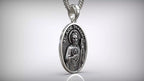 St. Jude Medallion Pendant | 999 Fine Silver 30mm | Handmade USA
