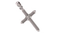 Coiled-Wire Style Cross Pendant | 999 Fine Silver